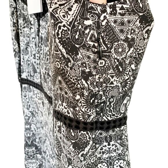 IRO Women’s Black/White Ridge Maxi Night Out Dress Size 36 - Picture 5 of 12